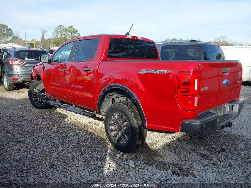 2020 Ford Ranger Xlt VIN: 1FTER4EH9LLA35320 Lot: 38325324