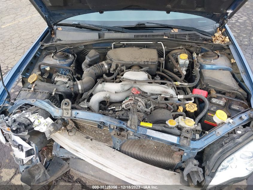 2008 Subaru Legacy 2.5I VIN: 4S3BL616887219846 Lot: 38325356