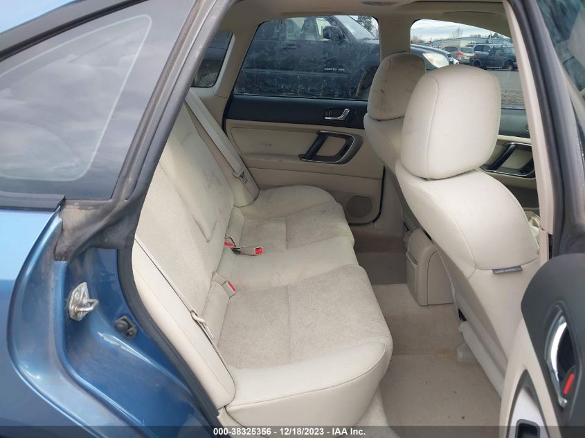 2008 Subaru Legacy 2.5I VIN: 4S3BL616887219846 Lot: 38325356