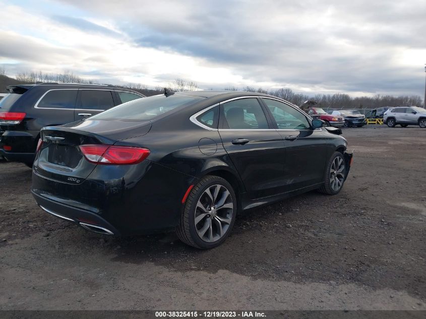 2015 Chrysler 200 C VIN: 1C3CCCEG4FN636660 Lot: 38325415