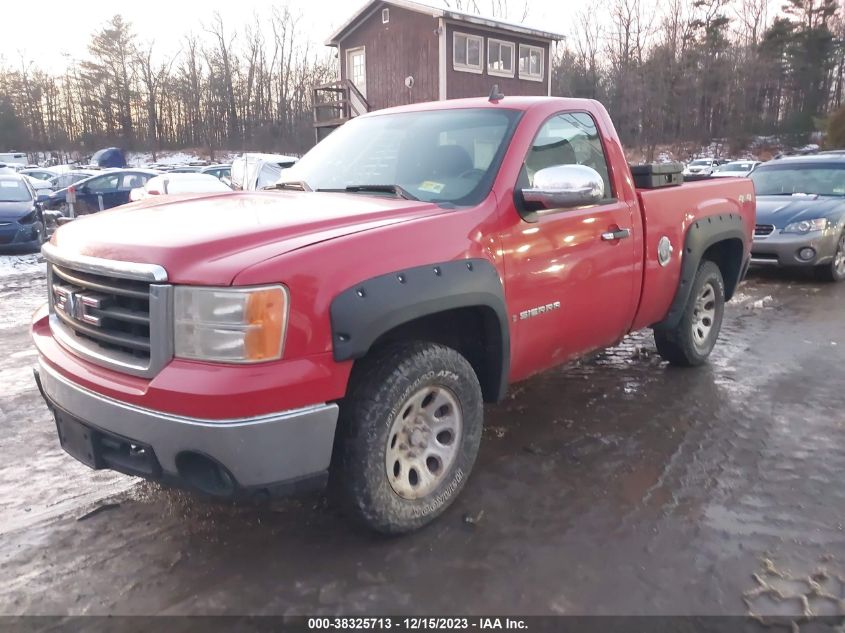 2007 GMC Sierra 1500 Work Truck VIN: 1GTEK140X7Z610798 Lot: 38325713