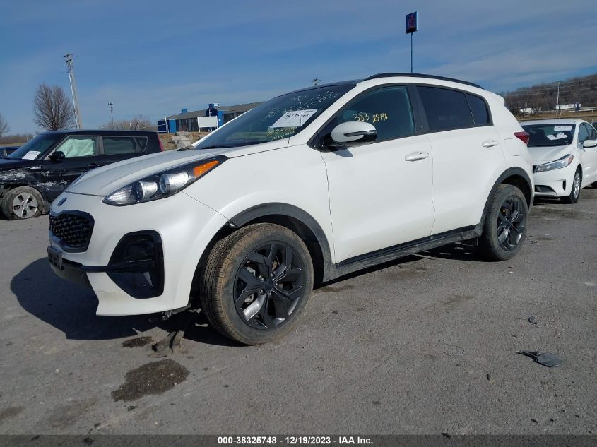 2021 Kia Sportage S VIN: KNDP63AC3M7856980 Lot: 38325748