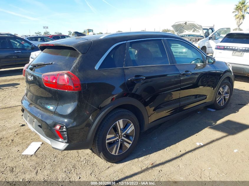 2022 Kia Niro Lxs VIN: KNDCB3LC8N5548398 Lot: 38325838