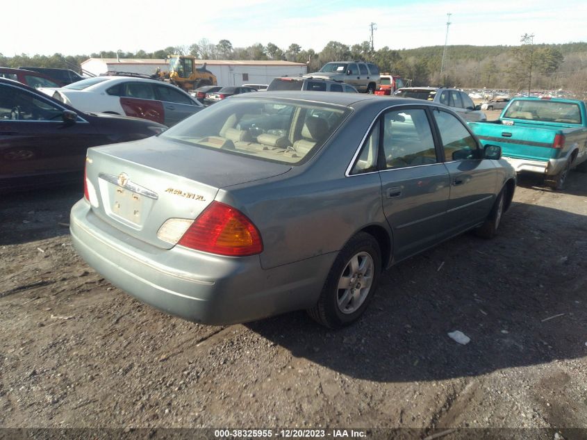 4T1BF28B81U115170 2001 Toyota Avalon Xl W/Bench Seat