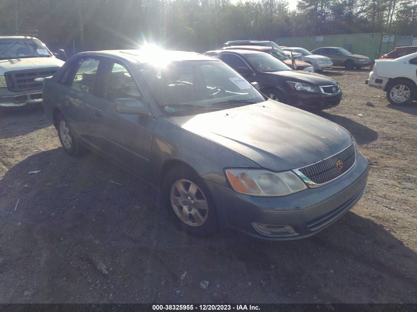 2001 Toyota Avalon Xl W/Bench Seat VIN: 4T1BF28B81U115170 Lot: 38325955