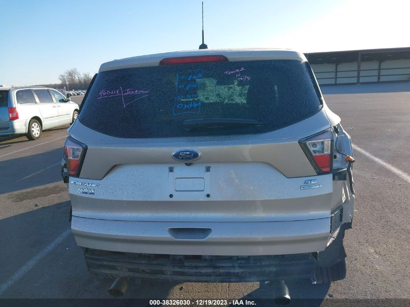 2017 Ford Escape Se VIN: 1FMCU0GD6HUB58871 Lot: 38326030