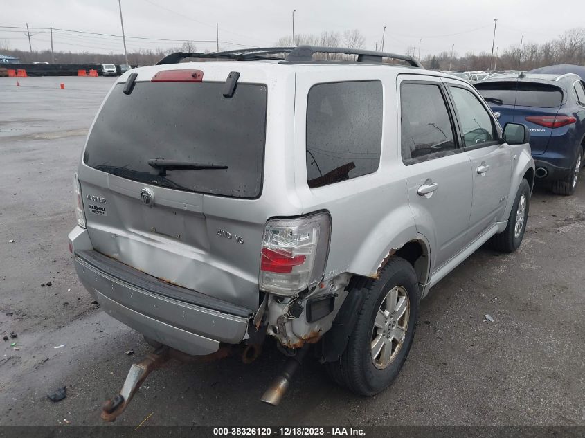 2008 Mercury Mariner V6 VIN: 4M2CU91198KJ27398 Lot: 38326120