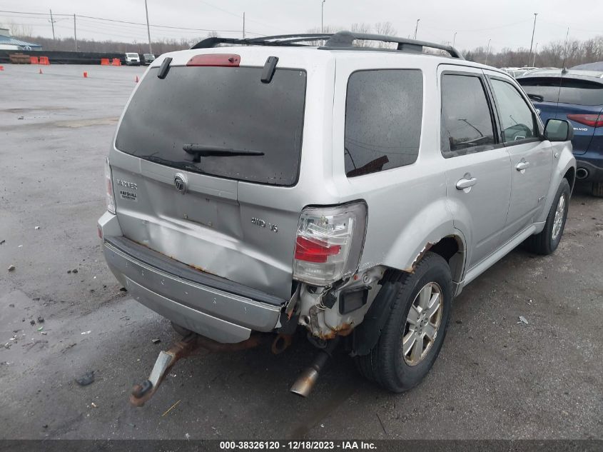 2008 Mercury Mariner V6 VIN: 4M2CU91198KJ27398 Lot: 38326120