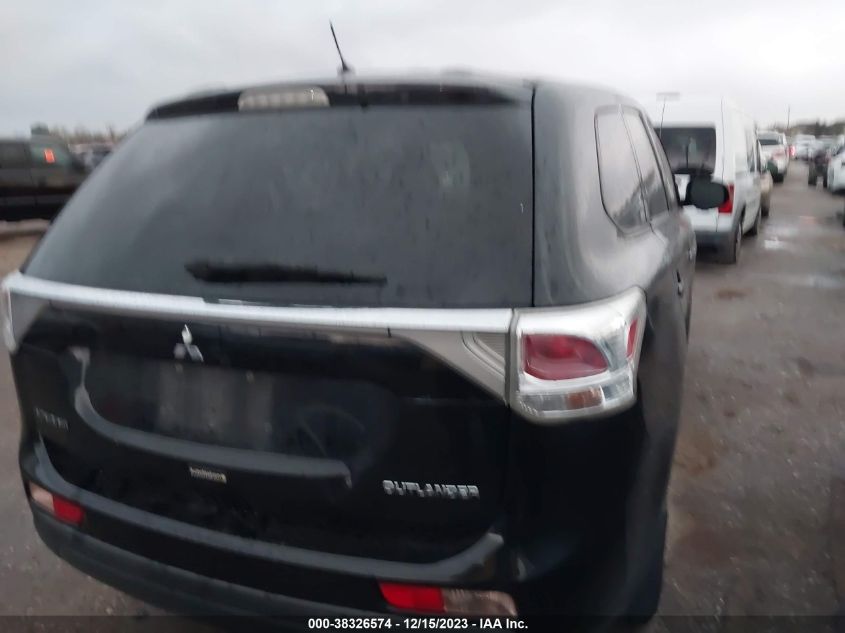 2014 Mitsubishi Outlander Es VIN: JA4AD2A39EZ004896 Lot: 38326574