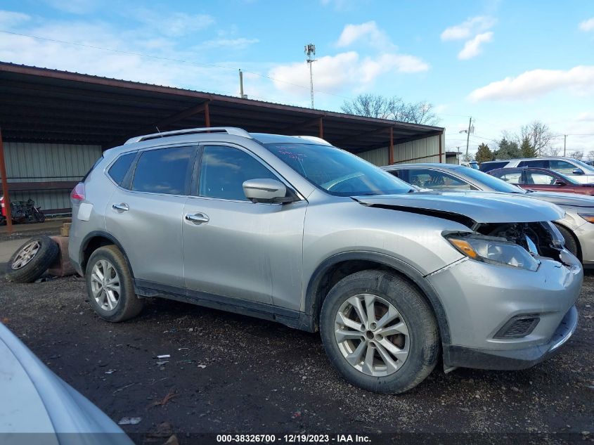 2016 Nissan Rogue Sv VIN: KNMAT2MV8GP733590 Lot: 38326700