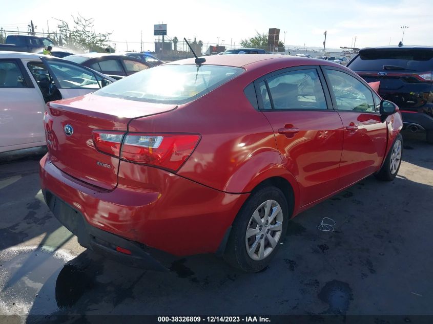 2014 Kia Rio Ex VIN: KNADN4A39E6334810 Lot: 38326809