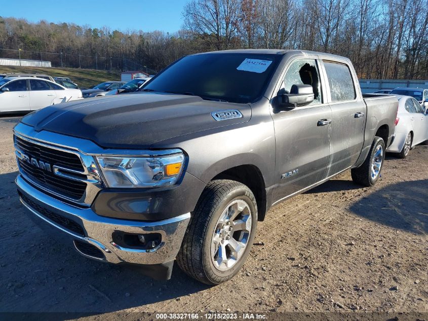 2019 Ram 1500 Big Horn/Lone Star 4X4 5'7 Box VIN: 1C6SRFFT2KN913830 Lot: 38327166