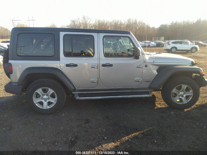 2019 Jeep Wrangler Unlimited Sport S 4X4 VIN: 1C4HJXDN8KW690353 Lot: 38327171