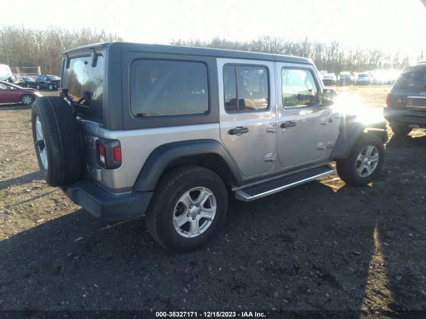 2019 Jeep Wrangler Unlimited Sport S 4X4 VIN: 1C4HJXDN8KW690353 Lot: 38327171