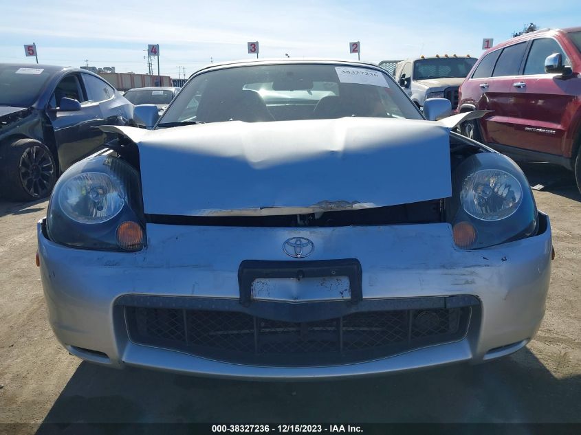 2000 Toyota Mr2 Spyder VIN: JTDFR3205Y0011487 Lot: 38327236