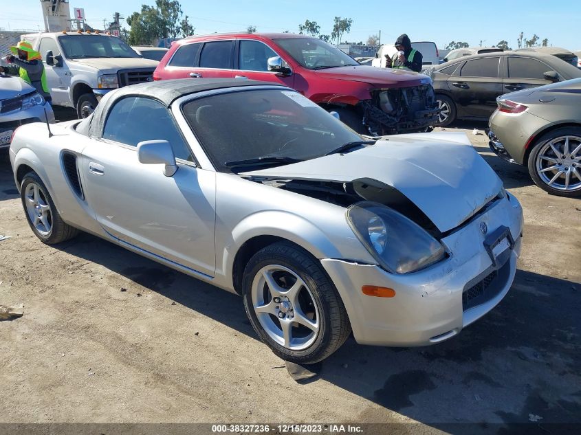 2000 Toyota Mr2 Spyder VIN: JTDFR3205Y0011487 Lot: 38327236