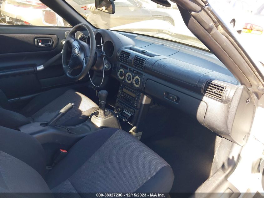 2000 Toyota Mr2 Spyder VIN: JTDFR3205Y0011487 Lot: 38327236