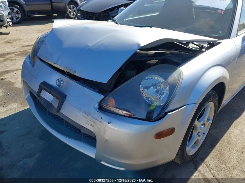 2000 Toyota Mr2 Spyder VIN: JTDFR3205Y0011487 Lot: 38327236