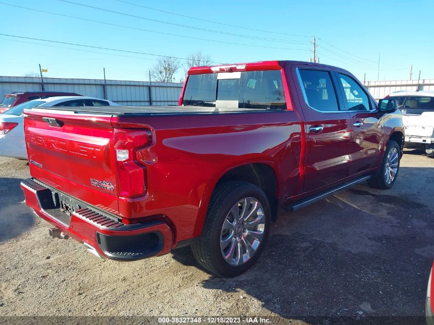 2022 Chevrolet Silverado 1500 Ltd 4Wd Short Bed High Country VIN: 1GCUYHEL7NZ169768 Lot: 38327348