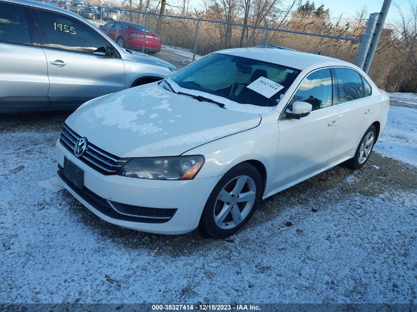 2013 Volkswagen Passat 2.5L Se VIN: 1VWBP7A34DC124652 Lot: 38327414