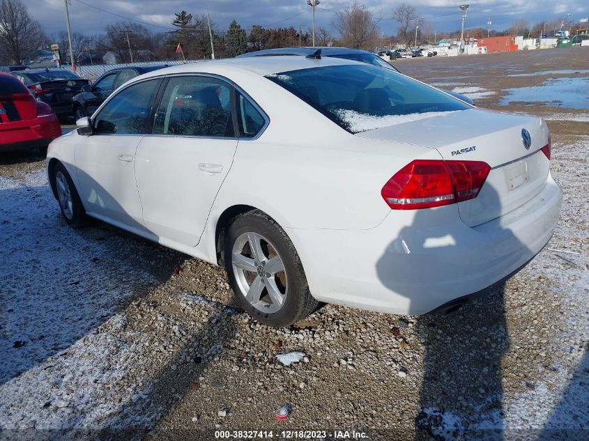 1VWBP7A34DC124652 2013 Volkswagen Passat 2.5L Se