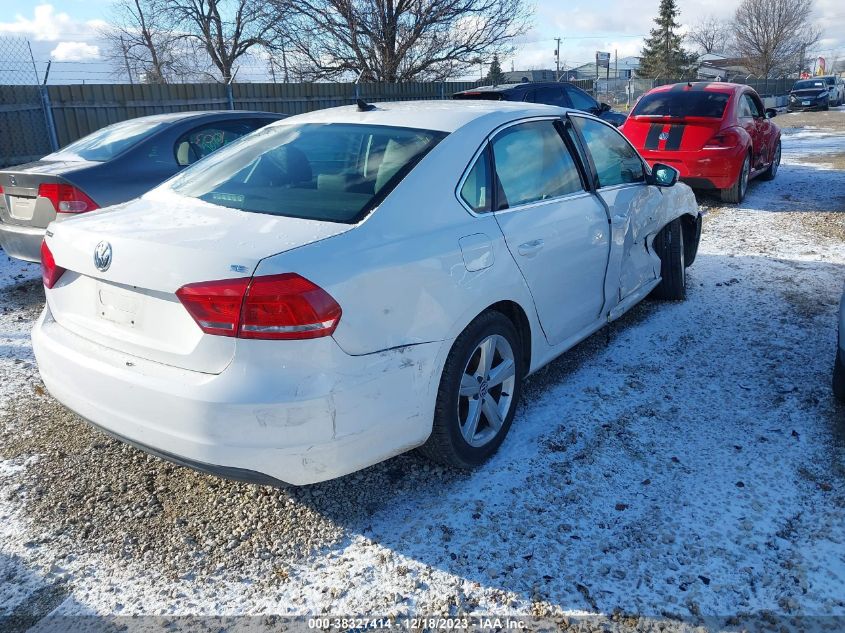 2013 Volkswagen Passat 2.5L Se VIN: 1VWBP7A34DC124652 Lot: 38327414