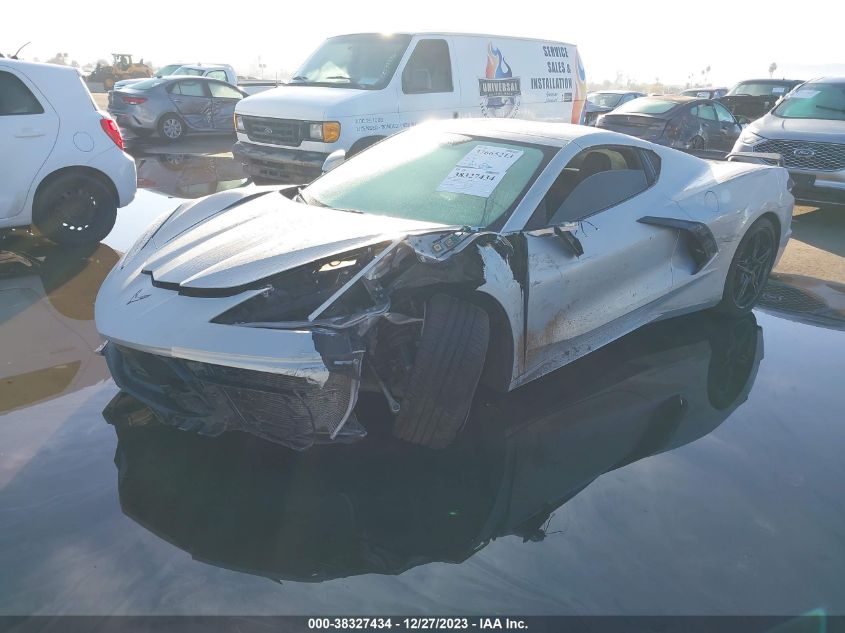 2021 Chevrolet Corvette Stingray Rwd 1Lt VIN: 1G1YA2D45M5106776 Lot: 38327434