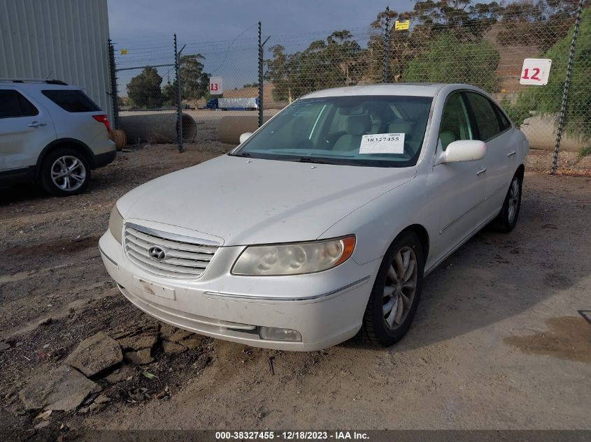 KMHFC46F87A209264 2007 Hyundai Azera Limited/Se