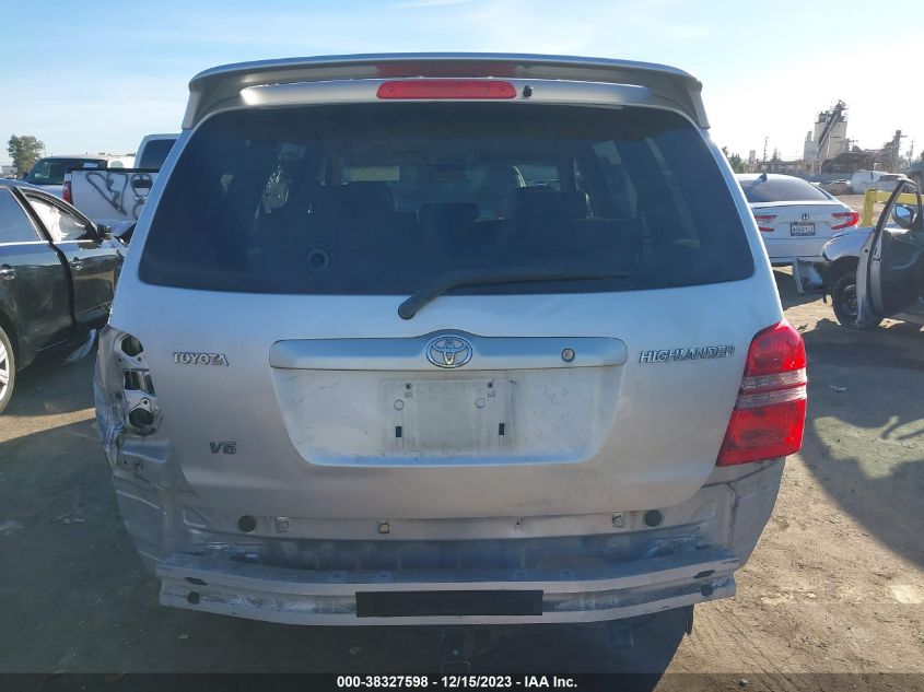 JTEGF21A020069687 2002 Toyota Highlander Limited V6