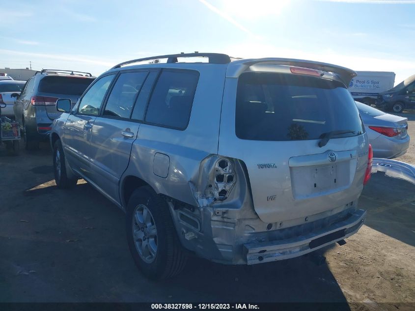 JTEGF21A020069687 2002 Toyota Highlander Limited V6