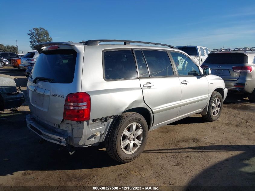 JTEGF21A020069687 2002 Toyota Highlander Limited V6