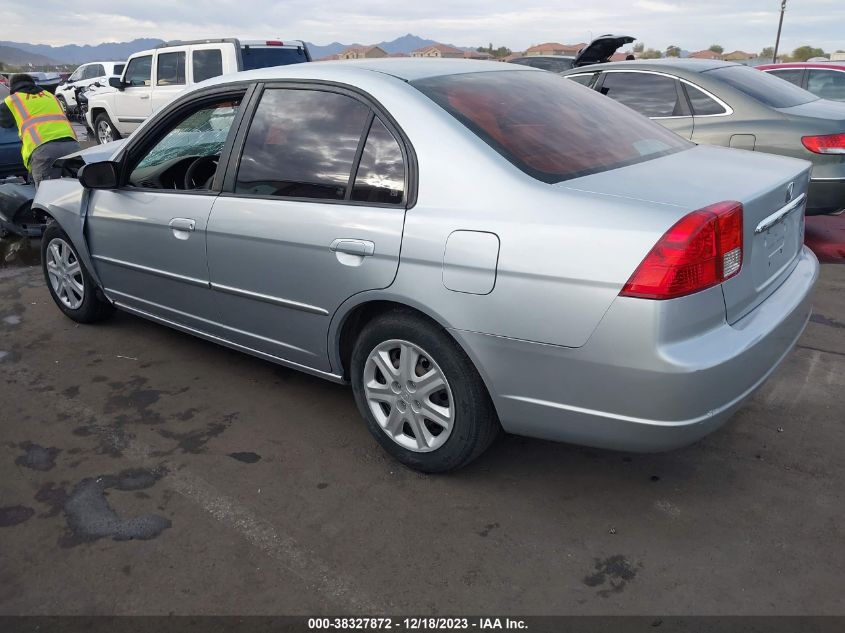 2003 Honda Civic Ex VIN: 2HGES26743H552344 Lot: 38327872