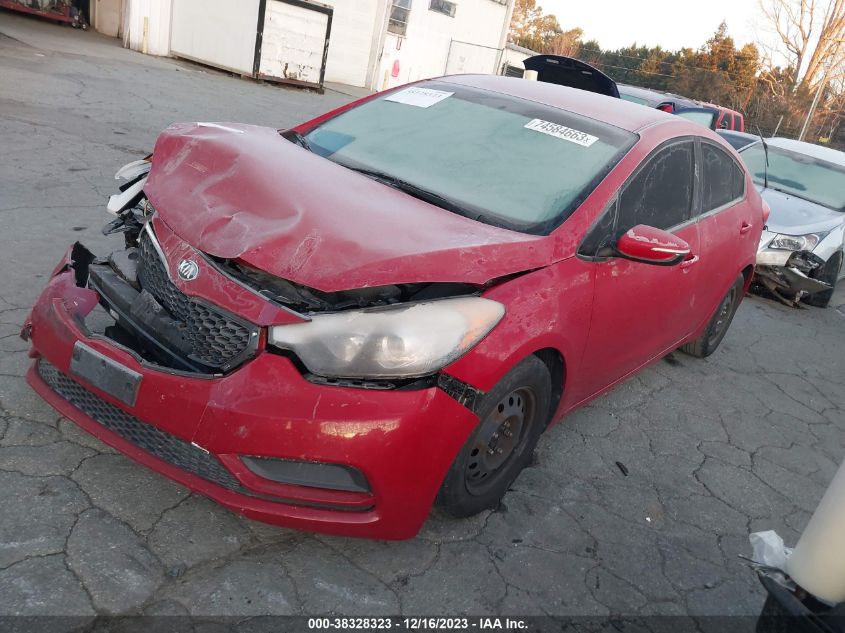 2016 Kia Forte Lx VIN: KNAFX4A6XG5535119 Lot: 38328323