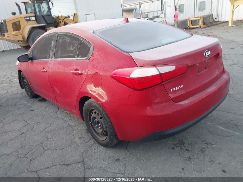 2016 Kia Forte Lx VIN: KNAFX4A6XG5535119 Lot: 38328323