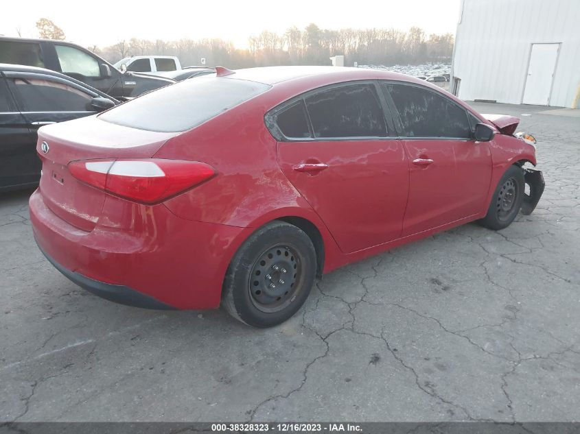 2016 Kia Forte Lx VIN: KNAFX4A6XG5535119 Lot: 38328323