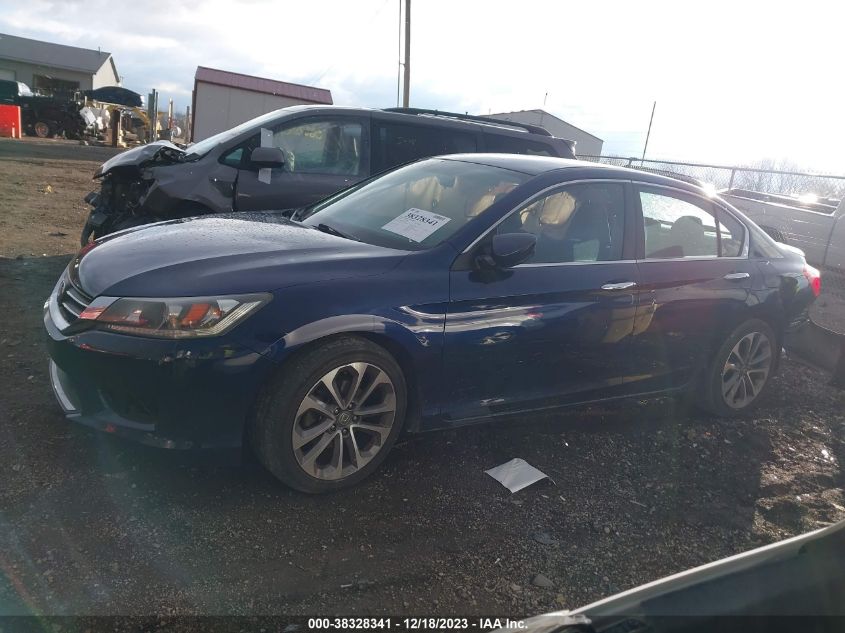 1HGCR2F57EA220563 2014 Honda Accord Sport