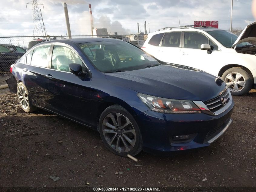 1HGCR2F57EA220563 2014 Honda Accord Sport