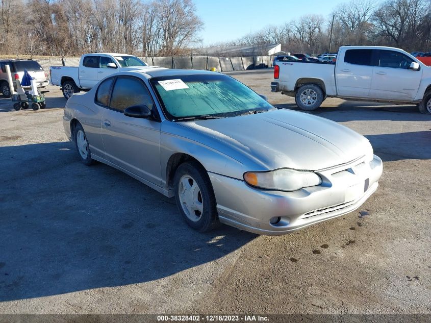 2G1WX12K259118664 2005 Chevrolet Monte Carlo Lt