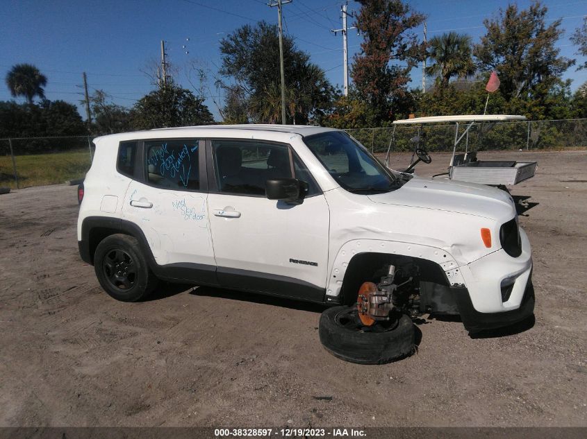 2019 Jeep Renegade Sport Fwd VIN: ZACNJAAB8KPK17590 Lot: 38328597