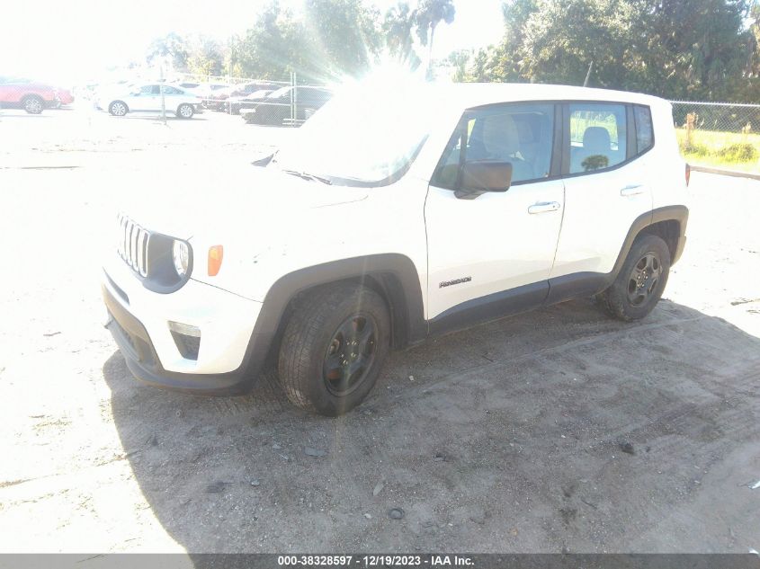 2019 Jeep Renegade Sport Fwd VIN: ZACNJAAB8KPK17590 Lot: 38328597