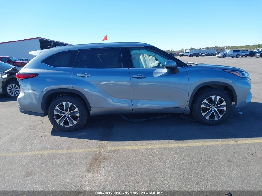 2020 Toyota Highlander Xle VIN: 5TDGZRAH8LS020527 Lot: 38328916