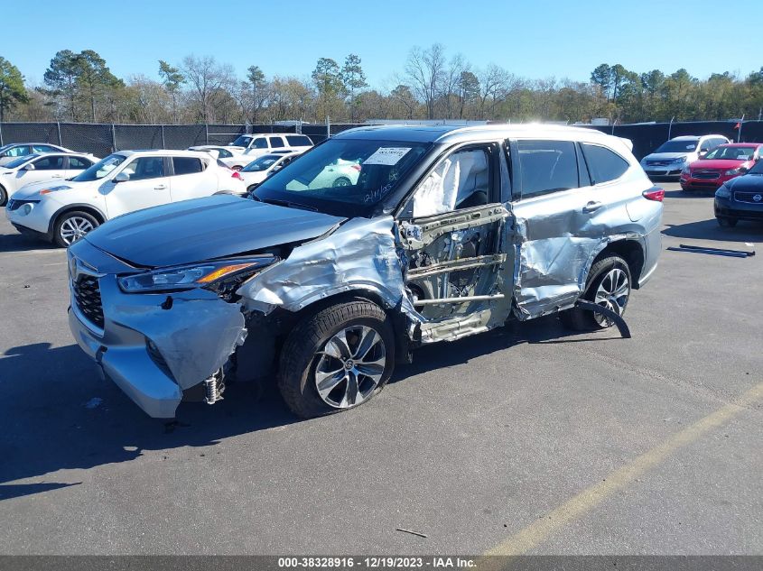 2020 Toyota Highlander Xle VIN: 5TDGZRAH8LS020527 Lot: 38328916