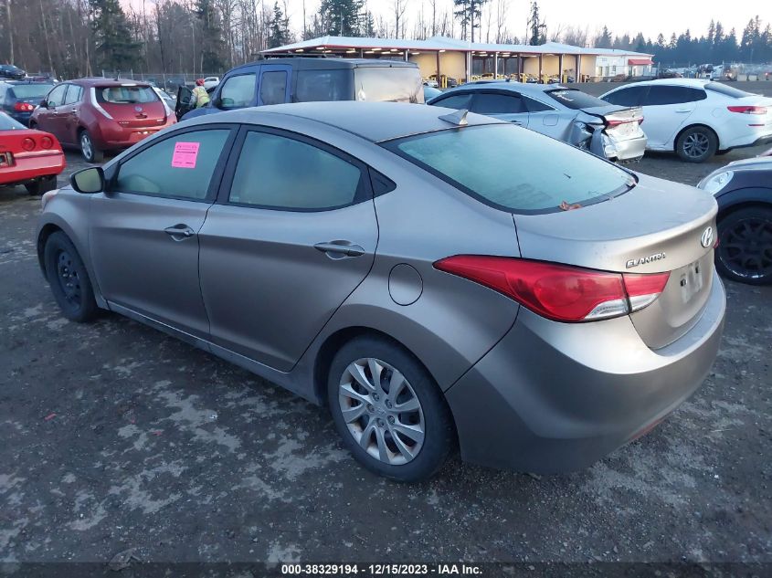 2011 Hyundai Elantra Gls VIN: 5NPDH4AE9BH036674 Lot: 38329194