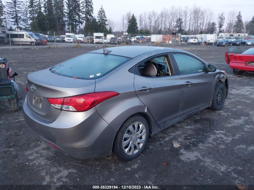 2011 Hyundai Elantra Gls VIN: 5NPDH4AE9BH036674 Lot: 38329194