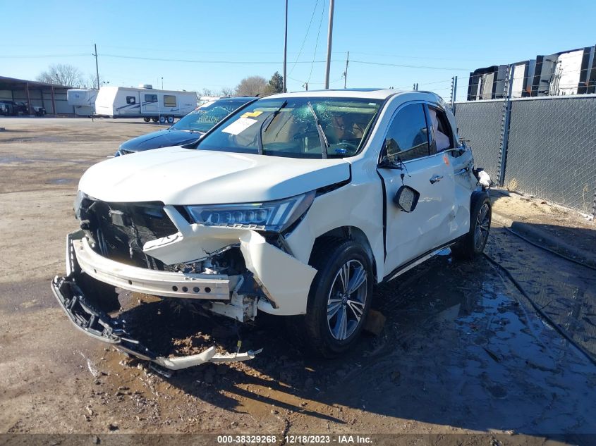 2017 Acura Mdx VIN: 5FRYD3H3XHB013549 Lot: 38329268