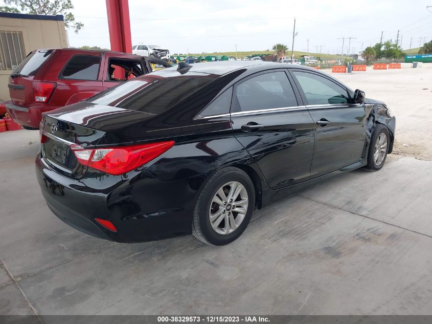 2014 Hyundai Sonata Gls VIN: 5NPEB4AC5EH915999 Lot: 38329573