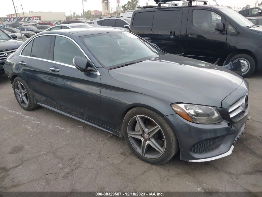 2016 Mercedes-Benz C 300 Luxury/Sport VIN: 55SWF4JB5GU129538 Lot: 38329587