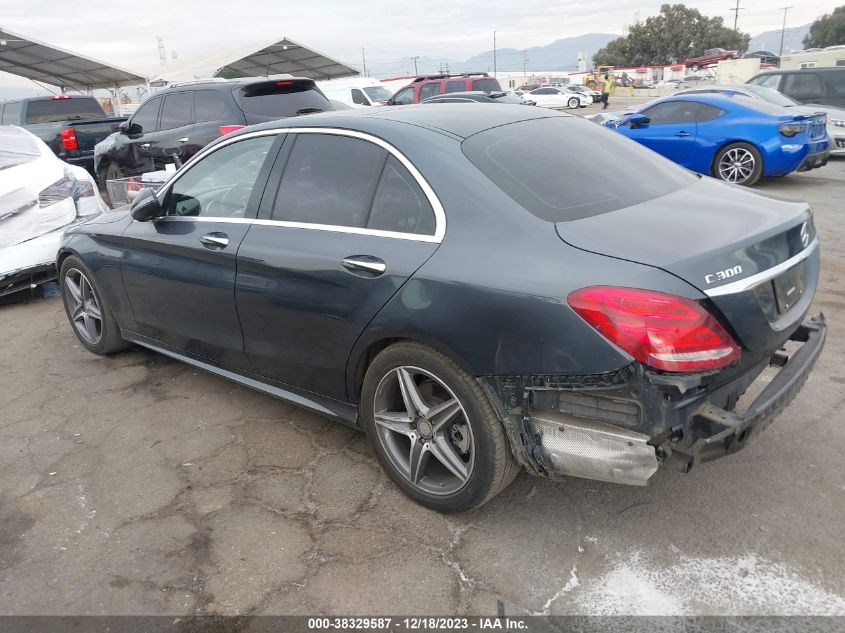 2016 Mercedes-Benz C 300 Luxury/Sport VIN: 55SWF4JB5GU129538 Lot: 38329587