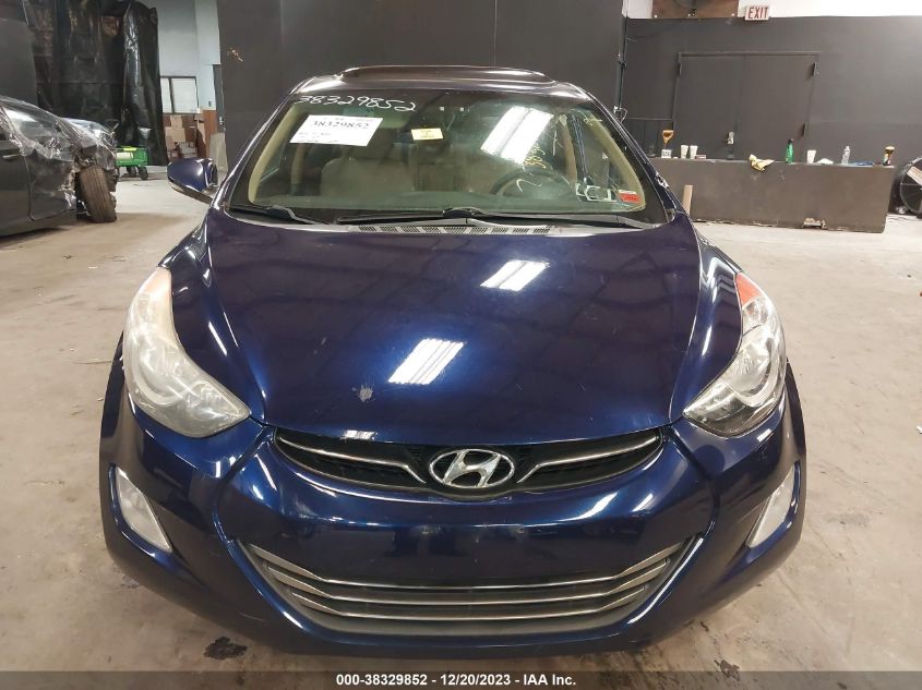 2013 Hyundai Elantra Limited VIN: 5NPDH4AE2DH251106 Lot: 38329852