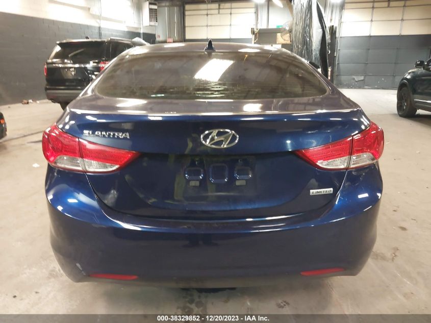 2013 Hyundai Elantra Limited VIN: 5NPDH4AE2DH251106 Lot: 38329852